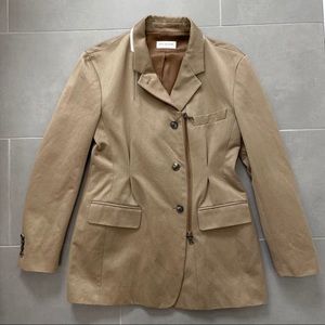 SOLD Dries Van Noten Camel Cotton Blazer Suit Jacket